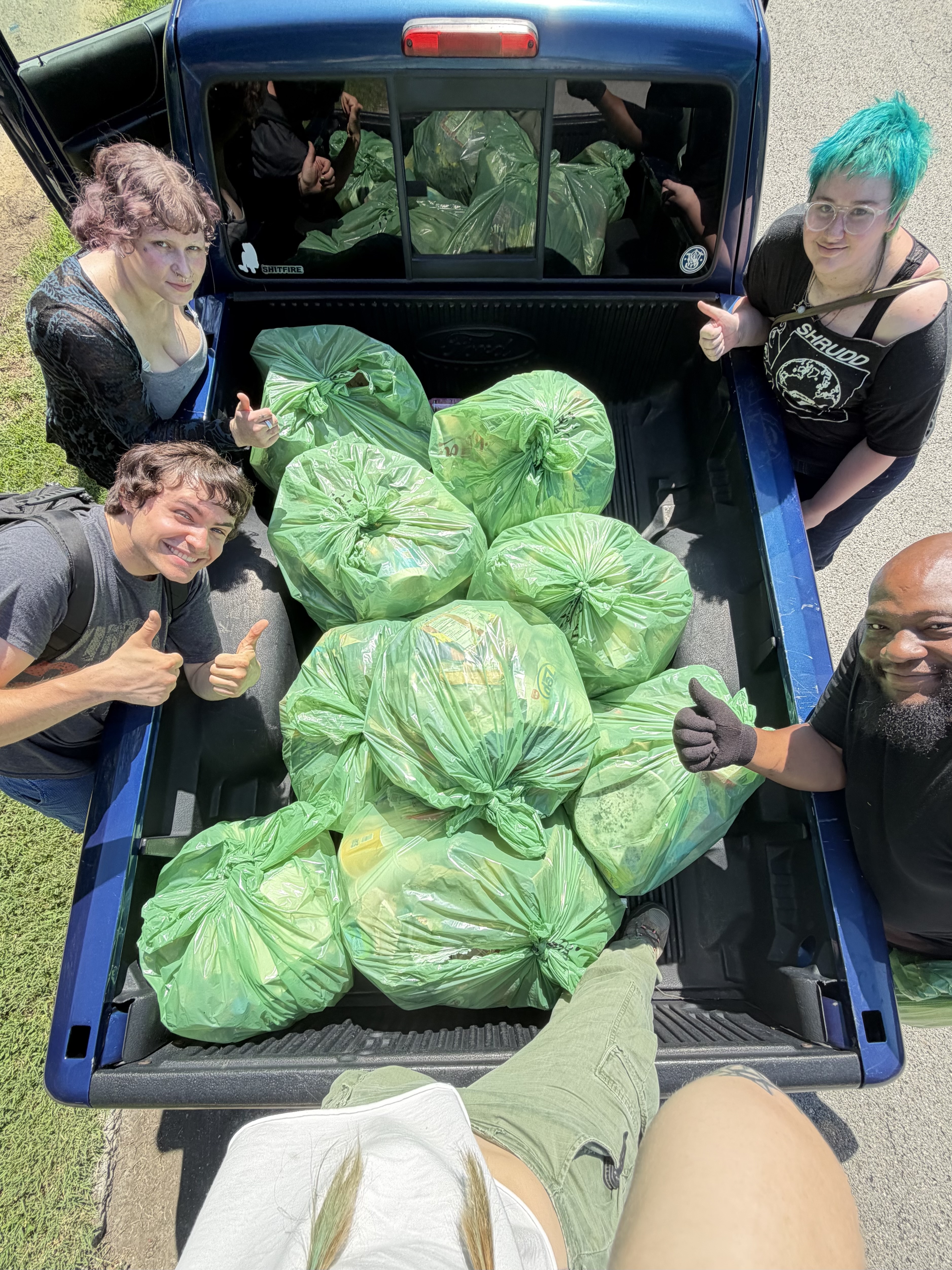 Volunteers at Scene Cleaning #6 in California